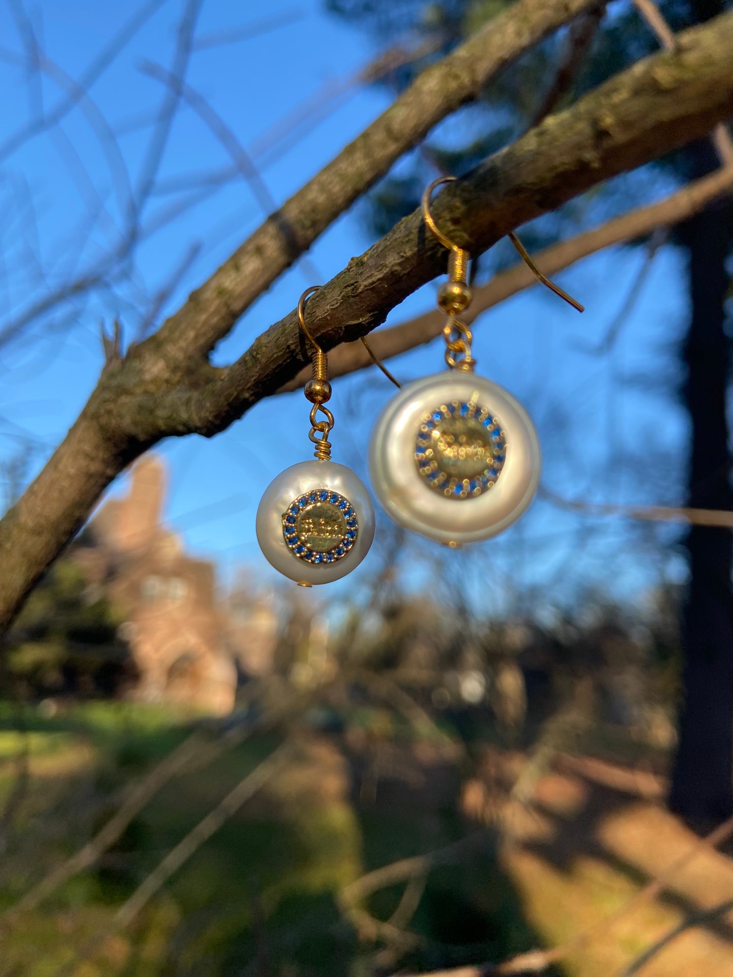 Fresh Water Pearl Earring Written Faith